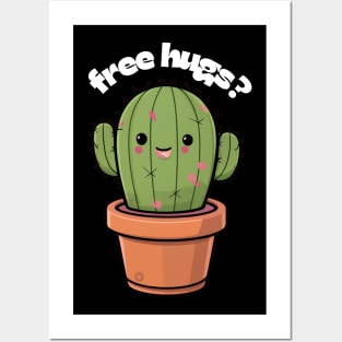 Free Hugs from Cactus Posters and Art